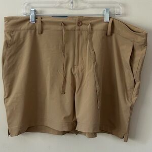 Reel Legends Men’s Breezeway Performance Shorts Tannin Size XL‎ UPF 50 Quick Dry